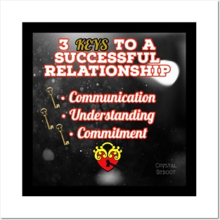 3 keys to a successful relationship Posters and Art